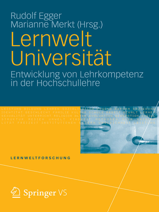 Title details for Lernwelt Universität by Rudolf Egger - Available